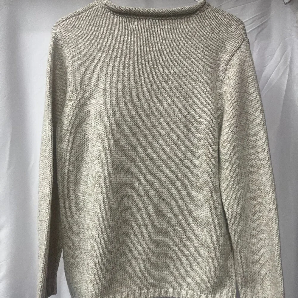 women's oatmeal color sweater - Picture 4 of 5
